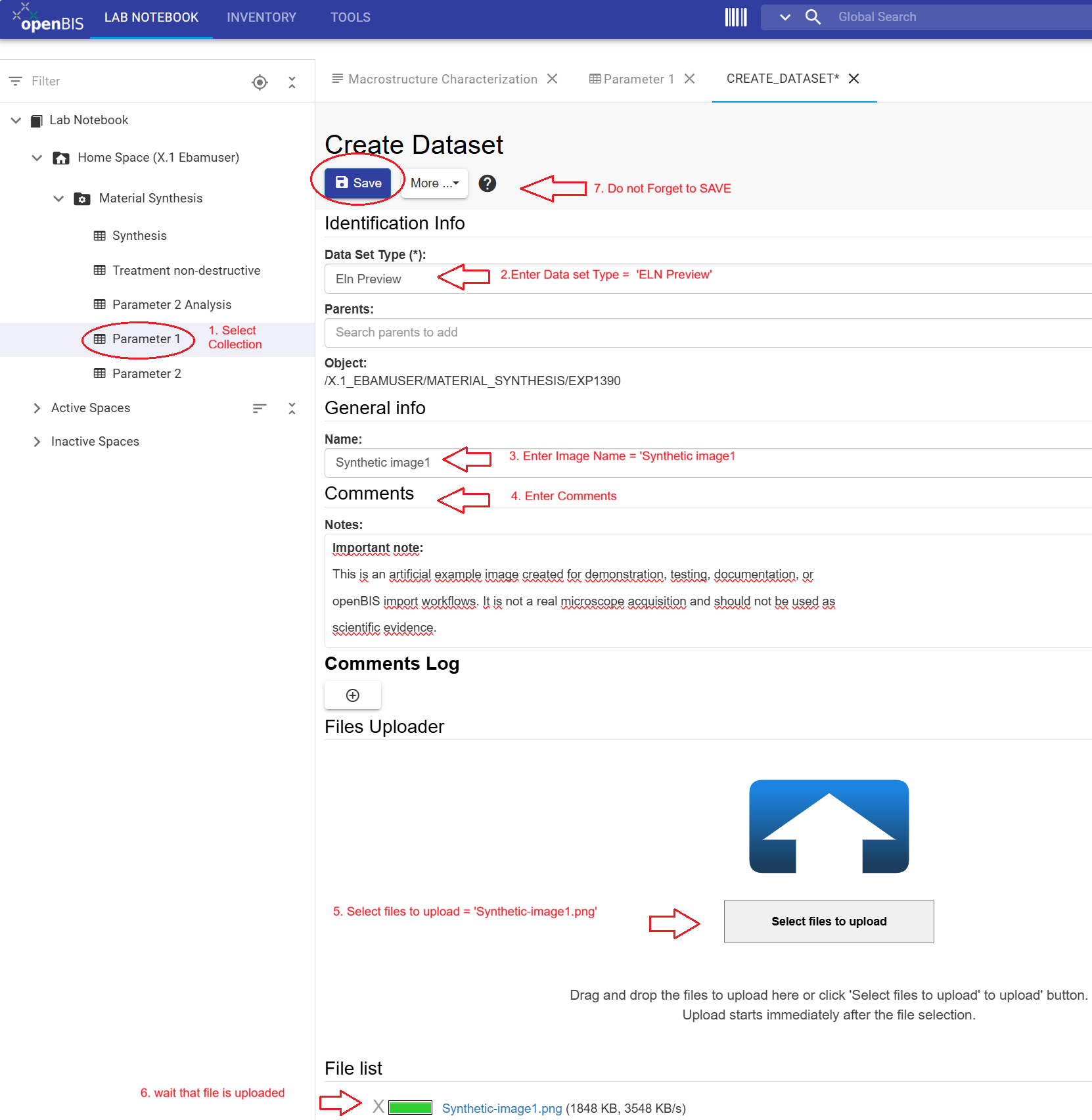 Screenshot for Step 7